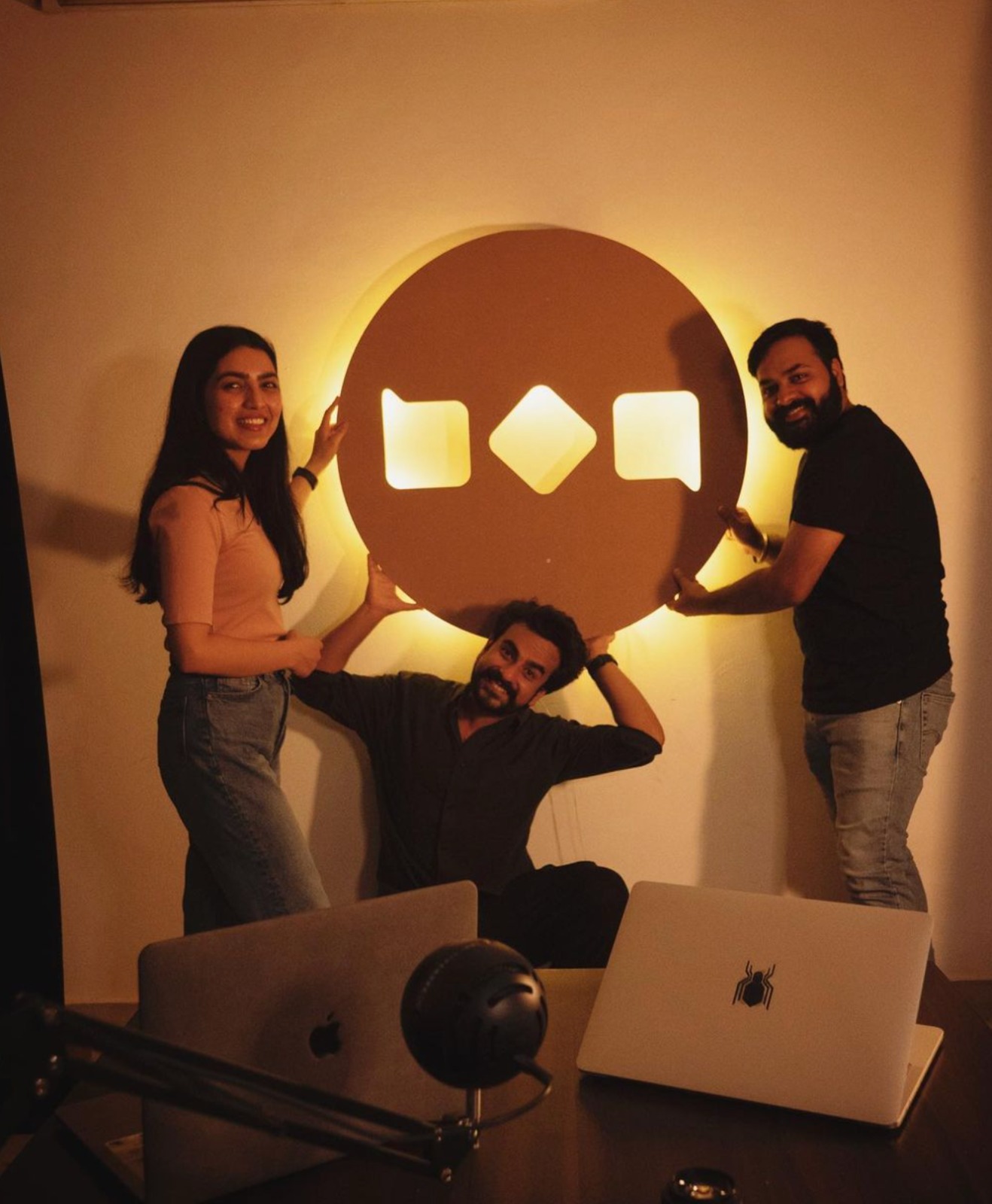 The founders of Chalchitra Talks